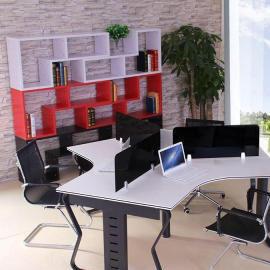 圖 啟明家具廠屏風工位辦公桌老板臺會議桌文件柜公寓床 重慶辦公用品